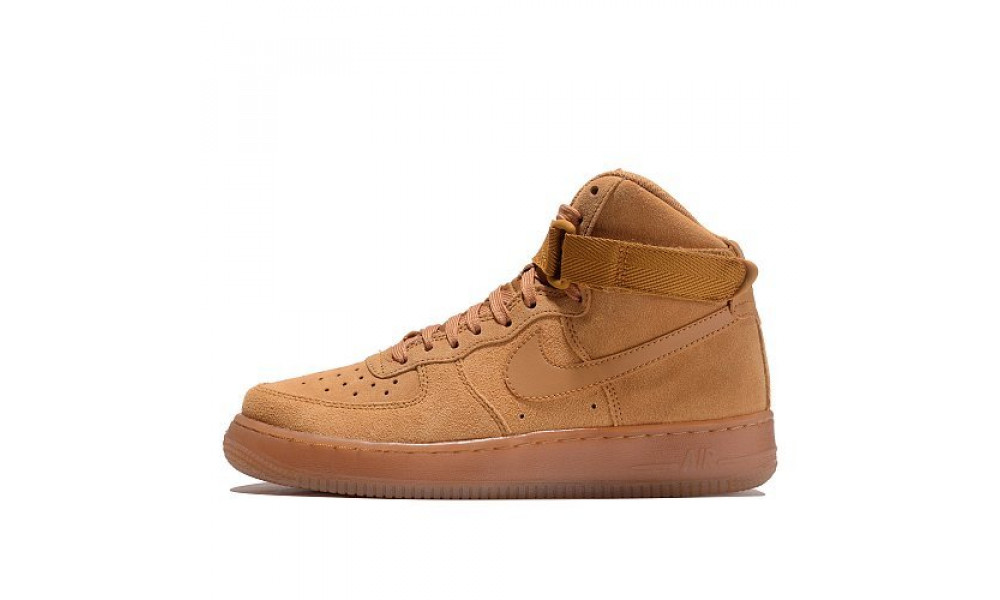 Nike Air Force 1 High Lv8 3 GS Wheat Wheat Gum Light Brown